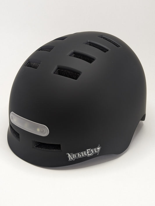 Helmet with LED Lights - Black