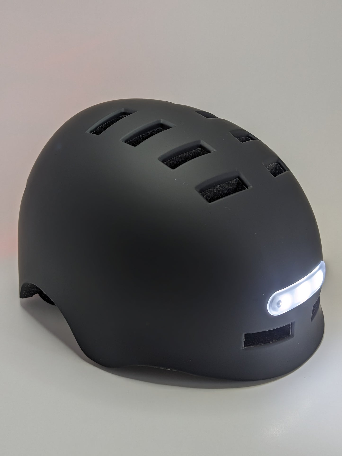 Helmet with LED Lights - Black