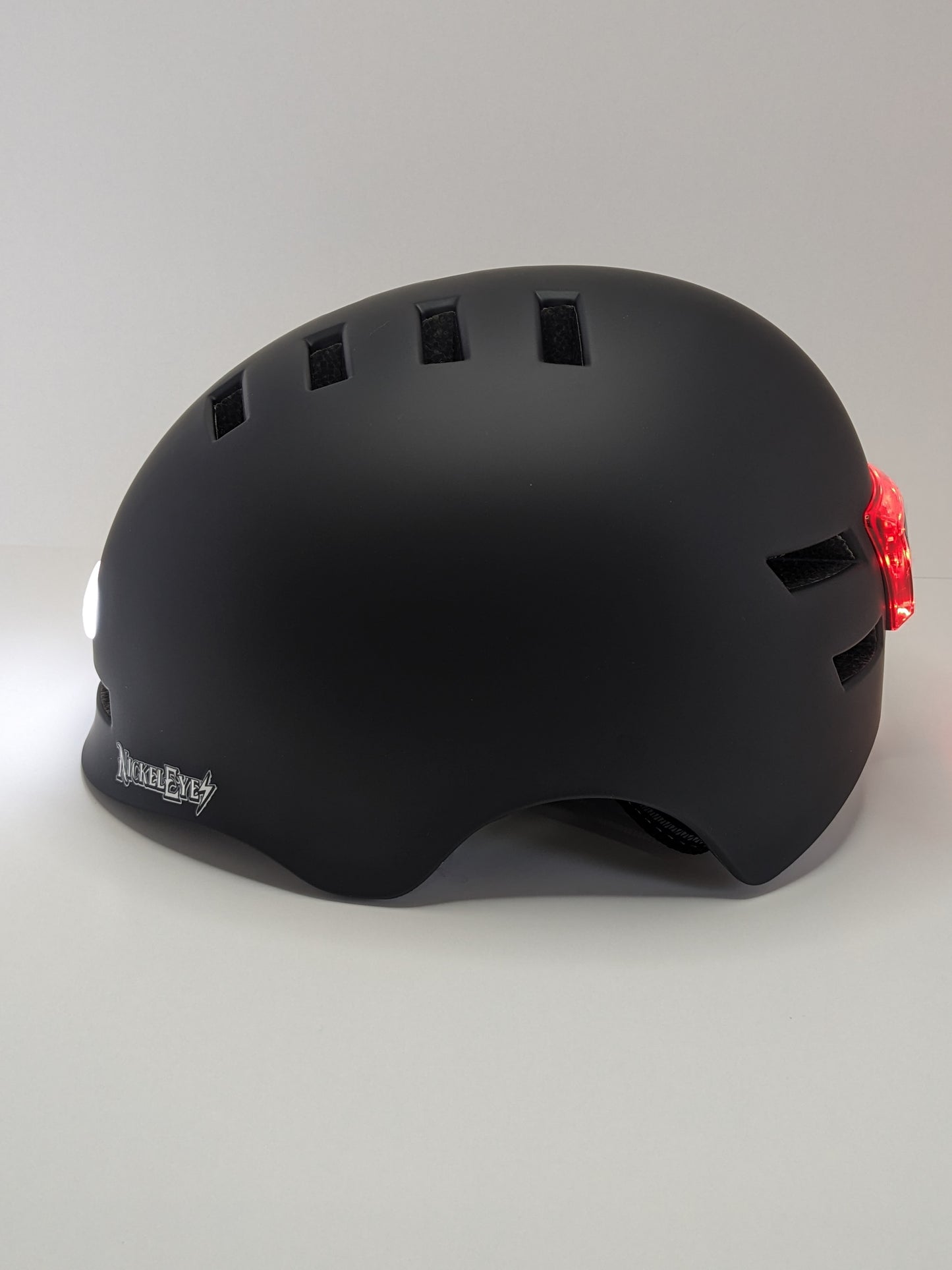 Helmet with LED Lights - Black