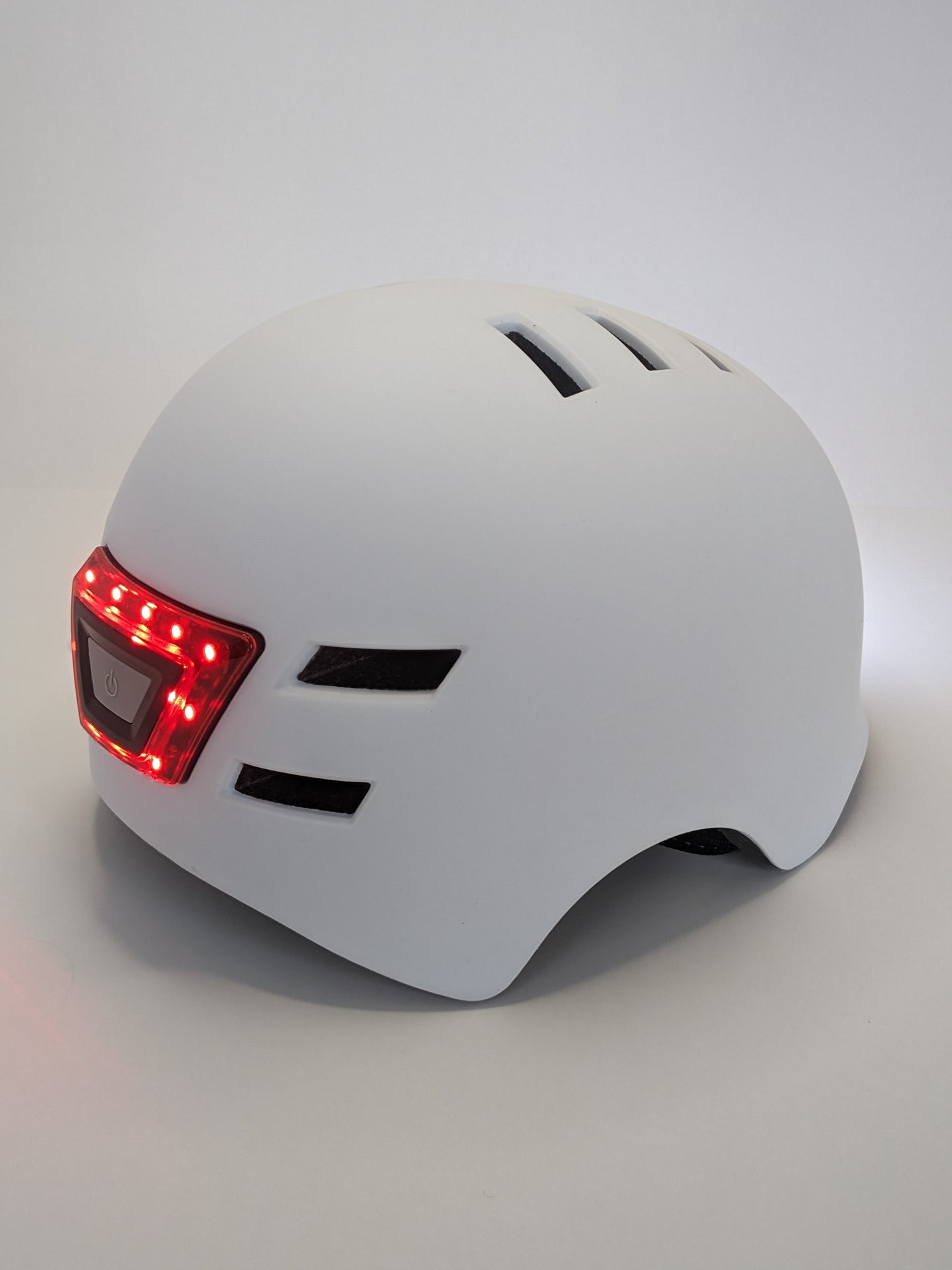 Helmet with LED Lights - White