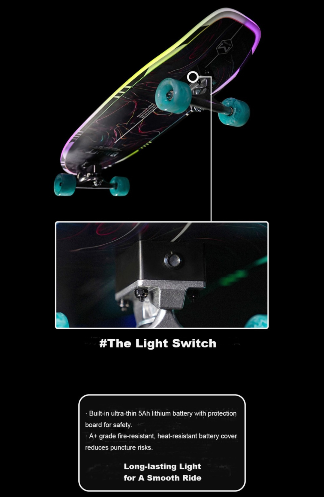 Light Wave - LED Surf Skate